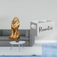 thumbnail image 2 of Figura De León Majestuoso, Adorno De Mesa Con Organizador De Madera Retro, Soporte Para Control Remoto Para Oficina, Hogar, Estantería, Decoración, 2 of 8