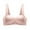 Pink, variant on LYEAA T Shirt Bras for Women Wireless Seamless Push up Daily Bras Wirefree Wide Strap Lift Soft Bralette No Wire Breathable Comfort Sleeping Bras Beige 36/80AB
