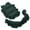 Green, variant on Pet Bed Warming Pad Strollers Mat for Outdoor Use Polyester Fabric Easy to Clean Dry Quick Pushchair Cushion for Travel