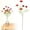 Red, variant on Artificial Small Daisies Dutch Bouquet, 1 Pack Realistic Faux Flower Vase Arrangement for Home Hotel Wedding Centerpieces Indoor Decor