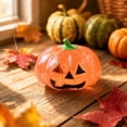 thumbnail image 4 of Twfbrm Halloween Pumpkin Stress Balls, 3" Giant Squashy Pumpkin Stress Relief Sensory Fidget Ball Toy, Soft & Stretchy Slow Rising Squeeze Pumpkin, Jack-O'-Lantern Decompression Toy for Party Favors, 4 of 7