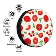 thumbnail image 4 of Logiee Fresh Red Tomato Print Spare Tire Cover, Universal Wheel Protectors,Waterproof Dust-Proof UV Sun Wheel Tire Cover,Fit for SUV, RV, Travel Trailer, Truck-17 inch, 4 of 6