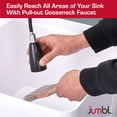 thumbnail image 3 of Jumbl Freestanding Utility Sink with Pull-Down Faucet, Laundry Room Sink w/Gooseneck Sprayer & More, 3 of 7