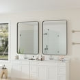 thumbnail image 4 of Yesurprise Bathroom Mirror Wall Mounted 30"x40" Large Rectangle Mirror with Metal Frame for Bedroom Living Room Entryways Dorm, 4 of 8
