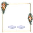 thumbnail image 2 of 8.2 x 8.2 FT Square Backdrop Stand, Wedding Arch & Balloon Arch Stand with Base, Frame for Wedding, Birthday, Baby Shower, and Ceremony Decor, 2 of 7