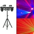 thumbnail image 1 of New LED Moving Head Beam Light Gig Bar Derby Strobe Effect Combined with Triple Stand Dj Set Lights Par Stage Lighting Rgbw, 1 of 5