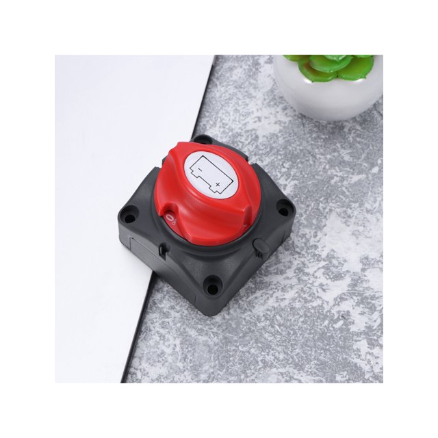 Battery Disconnector 275A Battery Disconnect Isolator Power Cut OFF Switch for Car Boat Van Truck RV Motorcycle Red with 4 Screws