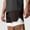 Brown, variant on LYMAYTER Men Sweat Shorts for S-3XL 2 in 1 Athletic Shorts Quick-Dry Breathable Running Dual-Layer Shorts