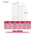 thumbnail image 4 of 72" x 80" White K-Shape Paneled Closet Sliding Door with Hardware Kit, 4 of 6