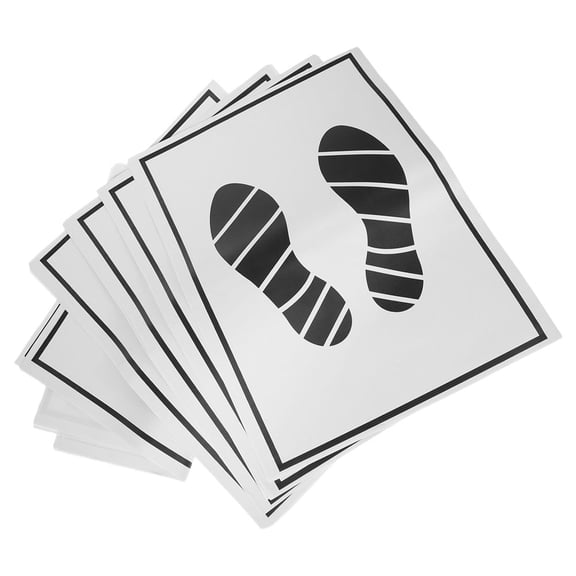 35 Pcs Car Floor Mats Carpet for Suv Paper Glossy Dad White