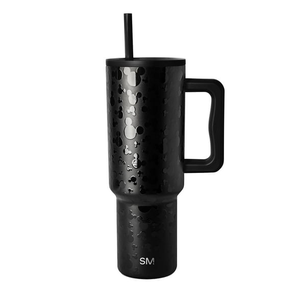 Simple Modern 40 oz Disney Trek Tumbler with Handle and Straw | Insulated Stainless Steel Water Bottle Iced Coffee Cup Travel Mug | 40 oz |