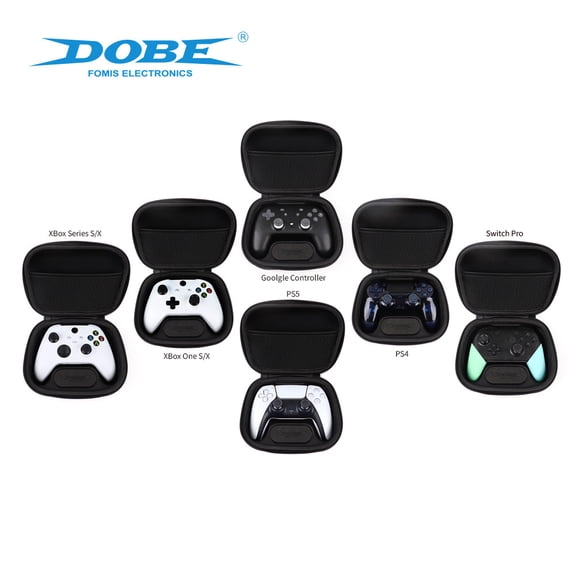 Universal Hard Shell Gaming Controller Case-Protective Carry Bag for PS5 DualSense, PS4 DualShock 4, Xbox Series/Xbox One, Switch Pro&Google Stadia Controllers, Water-Resistant, with Accessory Pocket