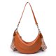 thumbnail image 2 of Bolso bandolera para mujer Crescent Bolsos de hombro de moda de cuero para viajes marrón Ndcxsfigh Para Estrenar, 2 of 8