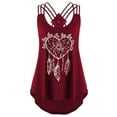 thumbnail image 6 of Frontwalk Sleeveless Tops for Women Summer Sexy T Shirts Backless Tops Wine Red M, 6 of 6