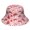 Mushroom and Toadstool Pink Pattern, variant on Mushroom and Toadstool White Pattern Bucket Hat, Beach Bucket Hat with Wide Brim & Breathable Fabric, Polyester Twill Gifts for Hiking Camping Fishing Beach