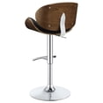 thumbnail image 6 of Harris Adjustable Bar Stool Black and Chrome, 6 of 13