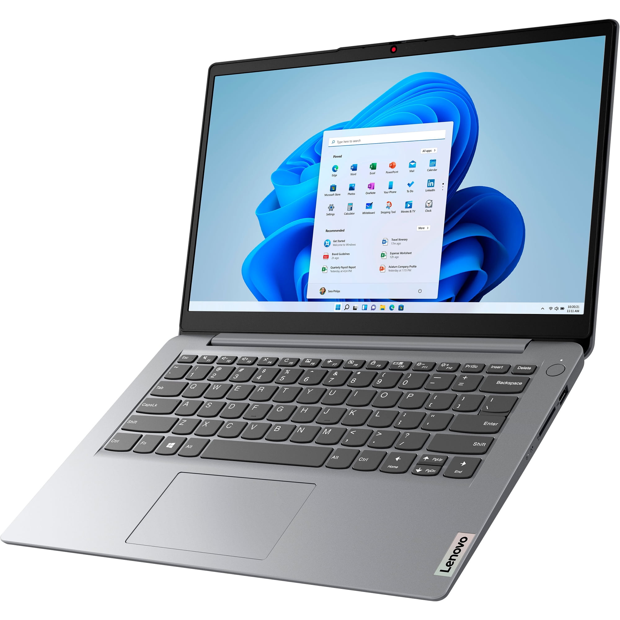 Lenovo Ideapad 1 14 Business Laptop 14" HD Display Intel Core Celeron N4020 Processor 4GB DDR4 64GB eMMC Intel UHD Graphics 600 Dolby Audio HDMI USB-C Webcam Bluetooth Win11 Gray