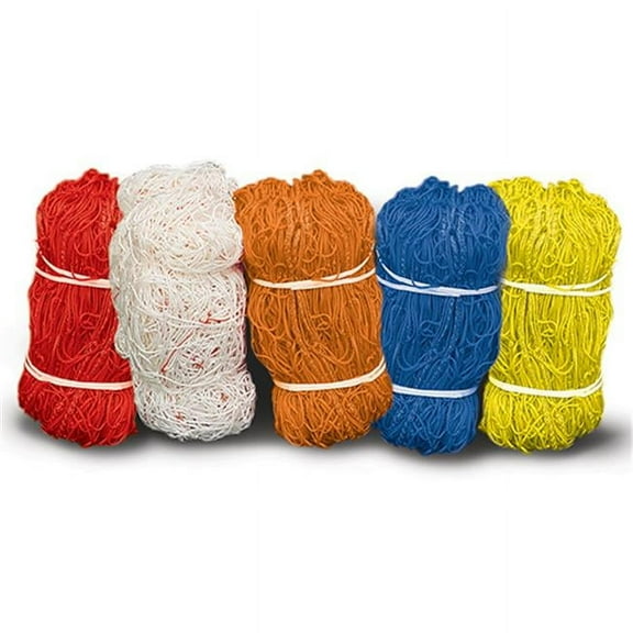 Jaypro Sports SCN-18 3mm 4 in. Square Mesh Soccer Net, White - 6.5 x 18.5 in.