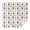 Police and Thief, variant on Police and Star Black Pattern Square Tablecloth, Waterproof Wipeable Spillproof Washable Table Cover for Home Kitchen Party and Daily Decor 60"x60"