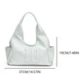 thumbnail image 2 of Bolso Hombro Hobo Diseñador Lujo Cuero Suave PU para Mujer, 2 of 9