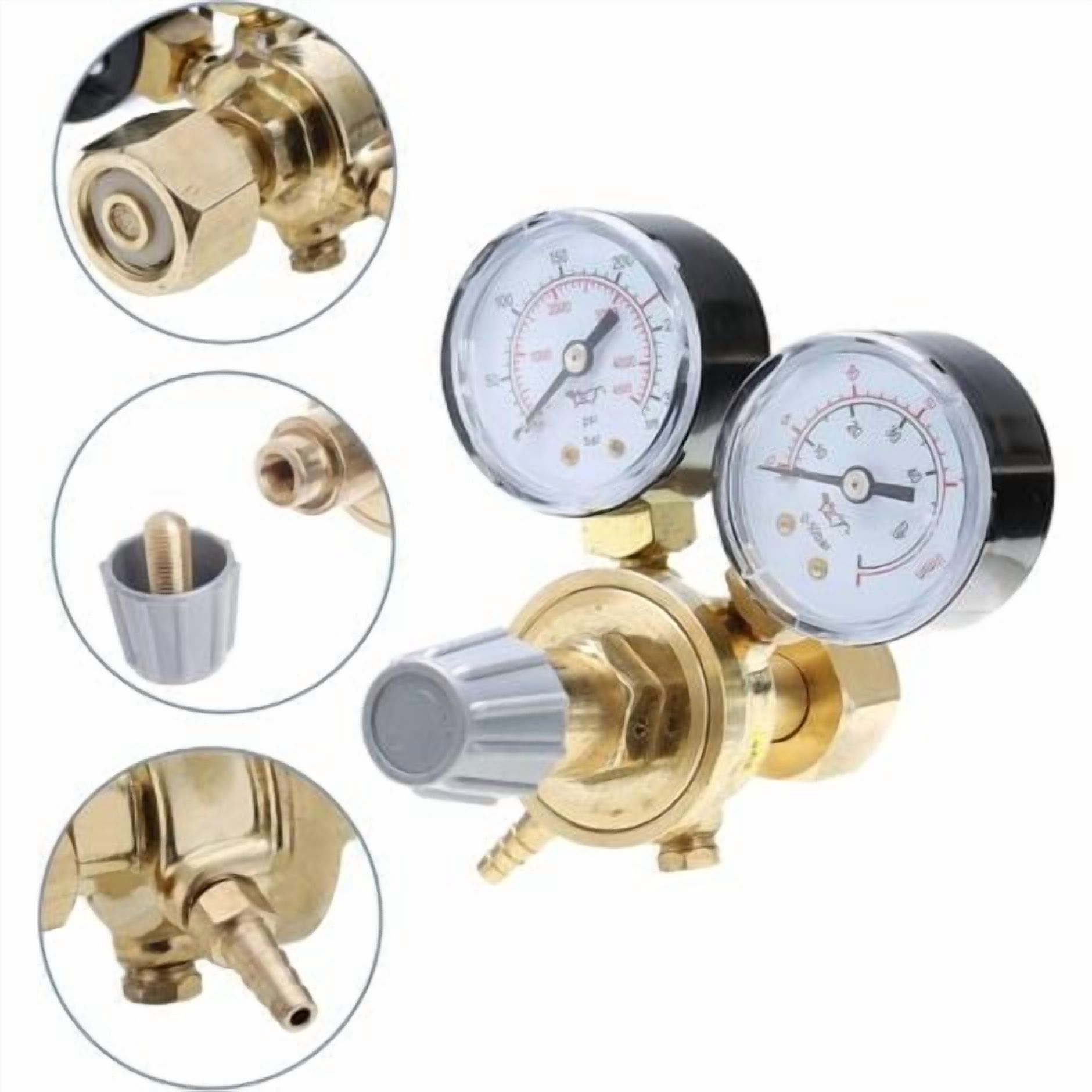 Argon/CO2 shielding gas pressure regulator for MIG/MAG WIG welding machine