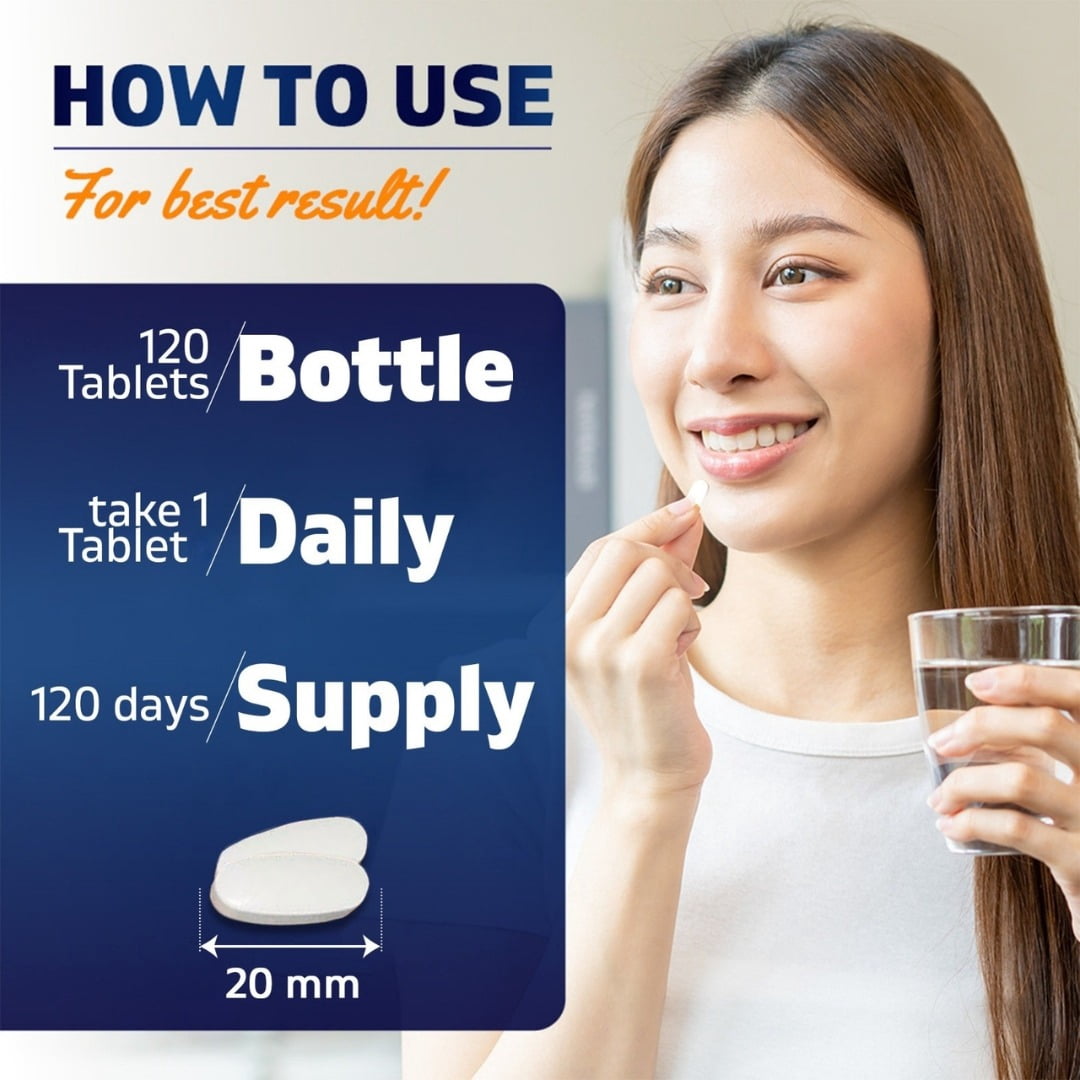 Vitamatic TMG Supplements 1000mg Trimethylglycine Betaine Anhydrous Non-GMO Gluten Free 3 Bottles 120 Tablets