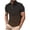 Coffee, variant on Polos Shirts for Men Fashion Gradient Striped Print T-Shirts Casual Men's Summer Tops Loose Button Lapel Blouses Lightweight Outdoor Work Vacation Golf Shirts