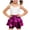 Pink, variant on Emitonse Baby Girls Shorts Girls Clothes Girls Metallic Shorts Shiny Ruffle Scooter Skater Dance Waist Pants For 3 14Y Red,7-8 Years