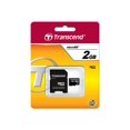 thumbnail image 1 of Transcend - Carte Mémoire Flash (Adaptateur SD Inclus) - 2 GB - microSD, 1 of 4