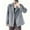 *Gray, variant on Womens Business Wool Blend Coat ,Loose Double Breasted Dressy Blazer Coat,Fall Casual Business Coat Red,Womens Plus L