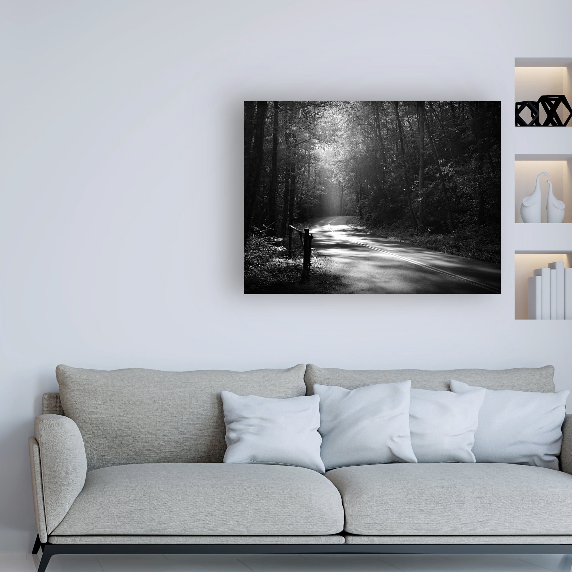 Trademark Fine Art 'Tremont Road, Smoky Mountains' Canvas Art by Nicholas Bel