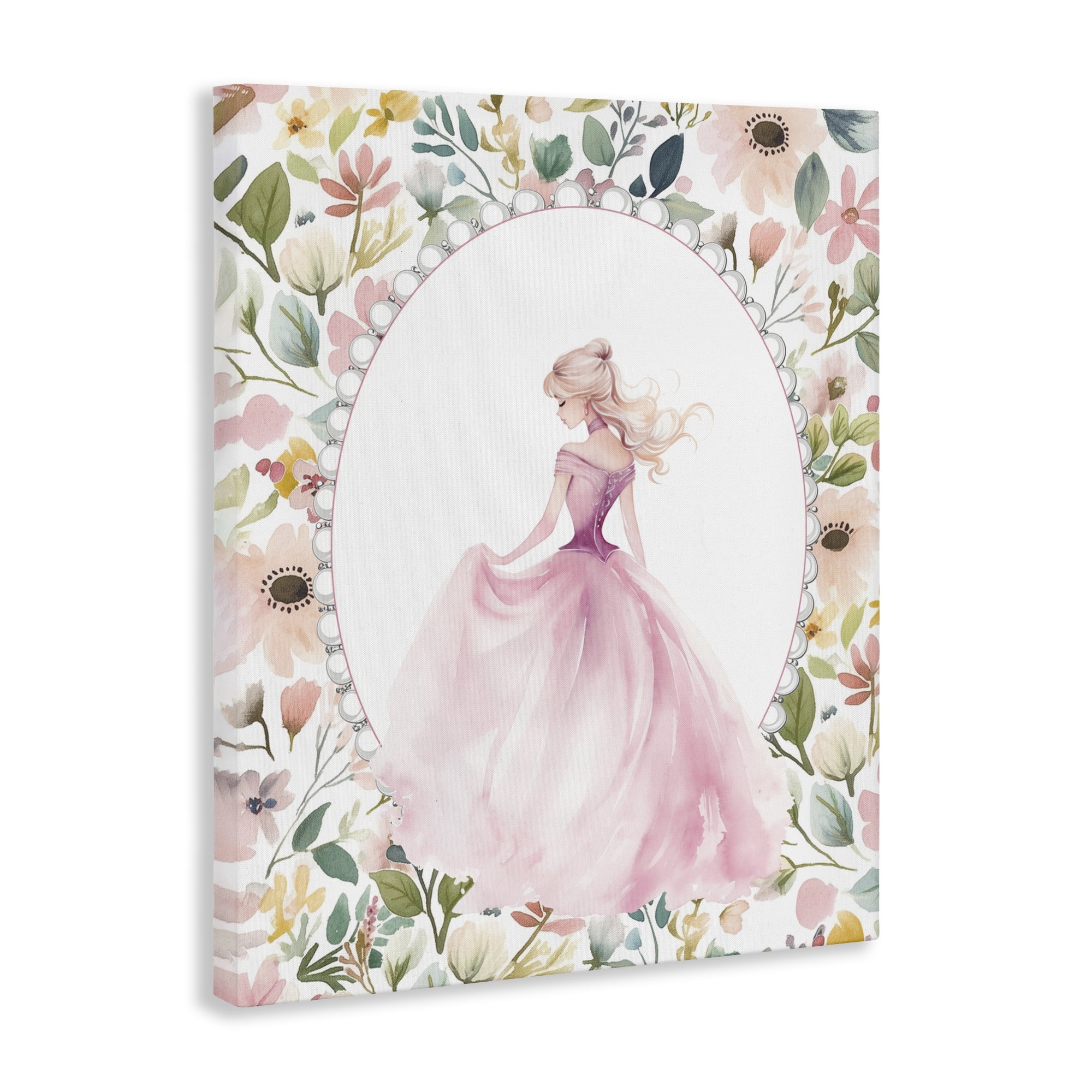 Stupell Industries Graceful Princess Love Canvas Wall Art, design by Christine Simpson Art