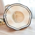 Beach hat Straw hat female summer temperament large brim sun shade