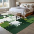thumbnail image 5 of Abstract Graffiti Area&nbsp;Rug 8x10ft Beige Green Geometric Wash Non-Slip&nbsp;Washable Square&nbsp;Rugs Soft Felt Indoor Floor Mat for Bedroom Kitchen Living Room Bathroom, 5 of 9