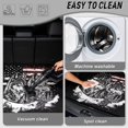 thumbnail image 5 of FOR U DESIGNS Wolf American Flag Print Universal Car Trunk Mat Anti-Slip Car Trunk Mat Easy to Clean Cargo Liner Durable All Weather Vehicle Interior Accessories for Most Car Models, 5 of 7
