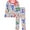 Full printed dinosaur, variant on ATAIKU Toddler Boy Truck Pajamas Set Kids Long Sleeve Tee and Pants Sleepwear Baby Boy Pjs Jammies 1-12Y