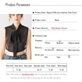 thumbnail image 7 of LoudSung Fake Collar Detachable Half Shirt Blouse False Collar Elegant Polka Dots Bow Knot for Women Girls, 7 of 7