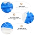 thumbnail image 5 of LABSERRON Blue TPR Dog Chew Toy for Small Dogs Shape Clean Teeth and Molar 1 Piece, 5 of 8
