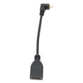 thumbnail image 3 of Cable de conexión mini Interfaz multimedia de alta definición Línea de datos A hembra a D macho para computadoras portátiles de escritorio, 3 of 5