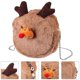 thumbnail image 4 of Plush Elk Chain Bag for Storage Xmas Round Cross-Body Bag, 4 of 4