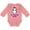 Mauve, variant on Inktastic I'm 1 Year Old Today-first Birthday Baby Penguin Boys or Girls Long Sleeve Baby Bodysuit