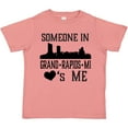 thumbnail image 3 of Inktastic Grand Rapids Michigan Someone Loves Me Boys or Girls Toddler T-Shirt, 3 of 5
