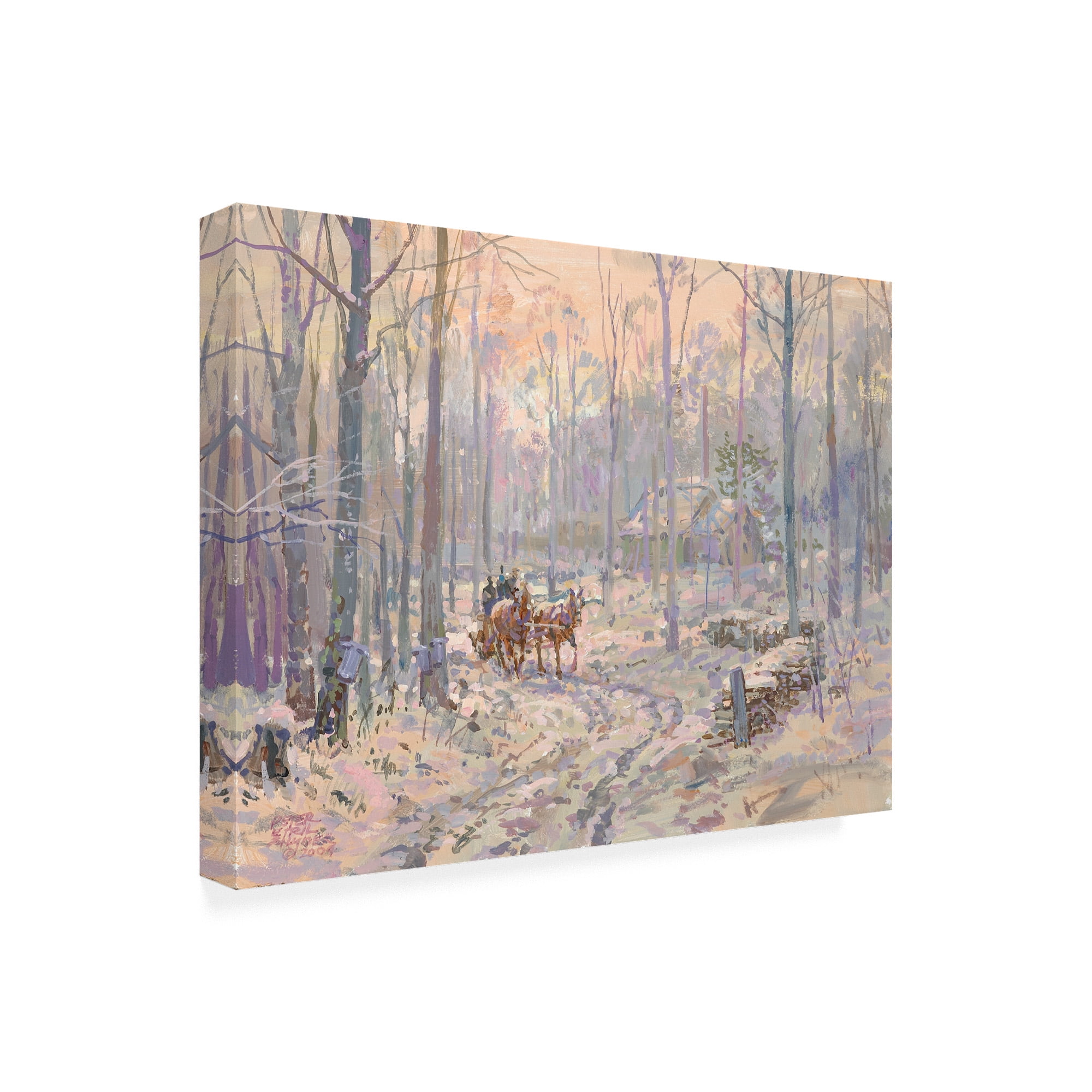 Trademark Fine Art 'End of the First Day' Canvas Art by Peter Snyder