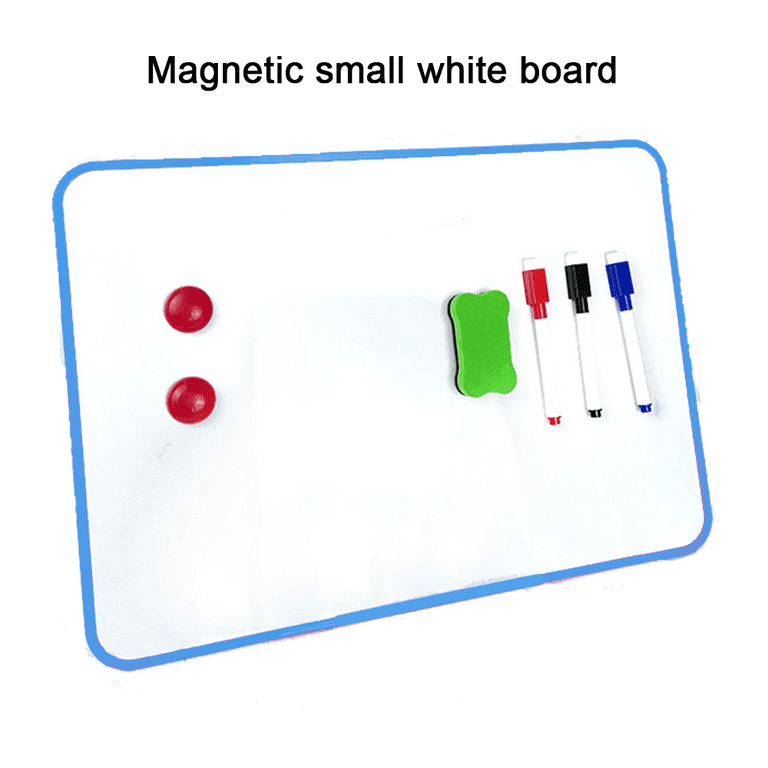 6 Pack White Board Stick on Wall-8.27x11.69 inch Fridge Whiteboard-Mini Whiteboard Wall Sticker for Refrigerator, Desk, Office,Kids Drawing (A4)