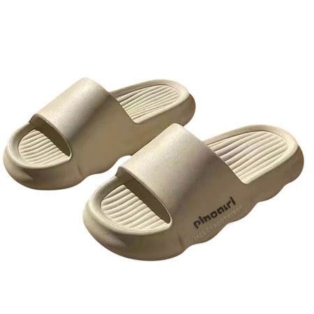 

Stamzod Women s Flat Shoes Ladies Beach Sandals Summer Non-Slip Causal Slippers Clearance Khaki 41