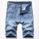 thumbnail image 1 of WILLBEST Pantalones Cortos Casuales de Mezclilla de Colores para Hombre, 1 of 3