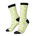 thumbnail image 1 of Fotbe Armadillo Floral Calcetas Largas con Estampado para Hombre y Mujer – Calcetas de Compresión Transpirables y Elásticas, Viajar y Uso Diario Talla 5-11, 1 of 6