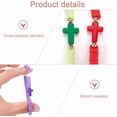 thumbnail image 3 of 16pcs Heishi Surfer Bracelets Set Clay Beaded Stackable Bracelets for Women Preppy Stretch Bracelets with Layering Colorful Friendship Bracelets Boho Summer Beach Jewelry GiftMixed Color, 3 of 7