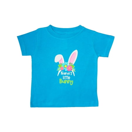 

Inktastic Nana s Little Bunny Cute Easter Bunny Ears Gift Baby Boy or Baby Girl T-Shirt
