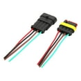 thumbnail image 2 of Waterproof Electrical Connector, Dustproof Practical Car Waterproof Connector Wear-resistant Safe Connection  For Marines For Boats For Trucks For Cars 4P,5P,6P, 2 of 8